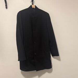 Club Monaco Black Wool Coat